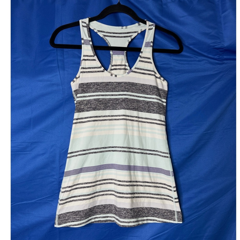 Lululemon Cool Racerback Tank Top Sz S Activewear Athleisure Workout Stretch - Picture 3 of 8